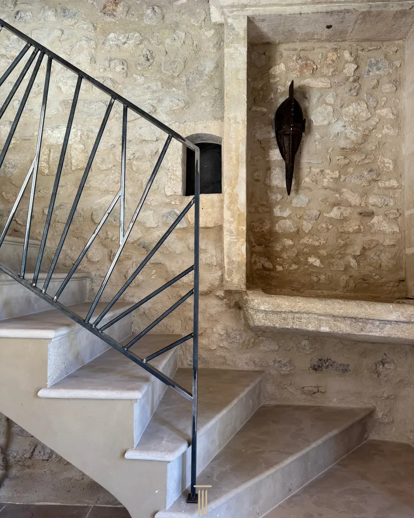 Escalier en Pierre d’Atlas à Mouries