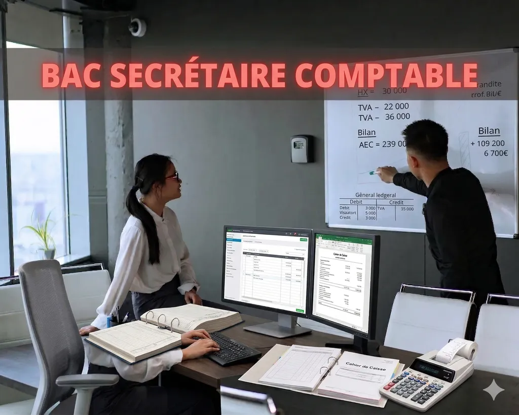 Formation BAC pour Titre Professionnel Secrétaire Comptable Niveau 4 à Marseille
