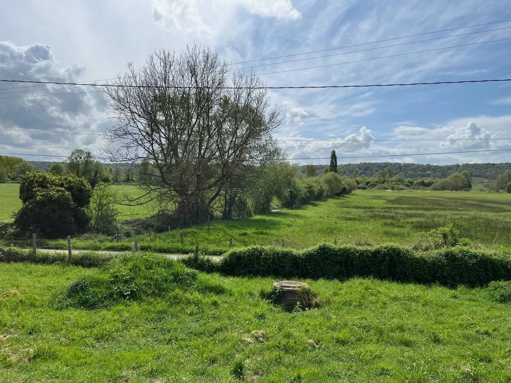 Terrain à bâtir de 4872m² à vendre dans la campagne de Pont-Audemer - Permis de construire accordé