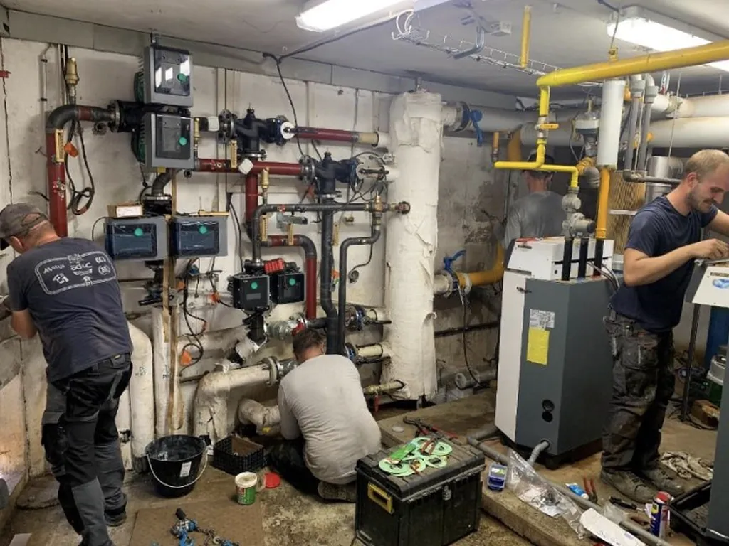 Rénovation chaufferie centralisée et remplacement radiateurs pour amélioration rendement énergétique durable à Agde dans l’Hérault