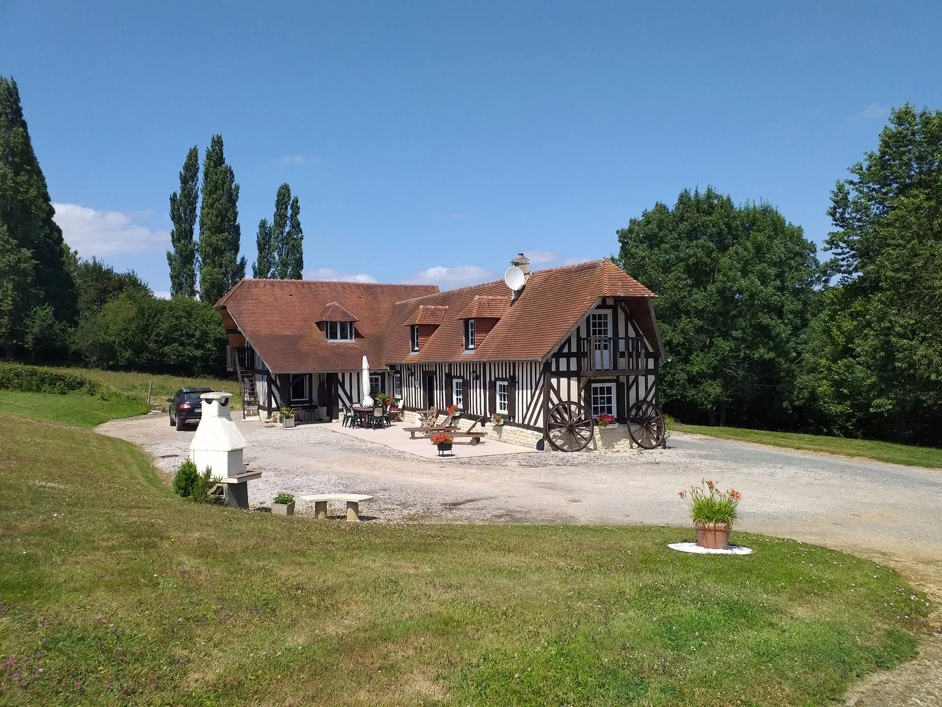 Maison normande, Région Livarot, Calvados 14.