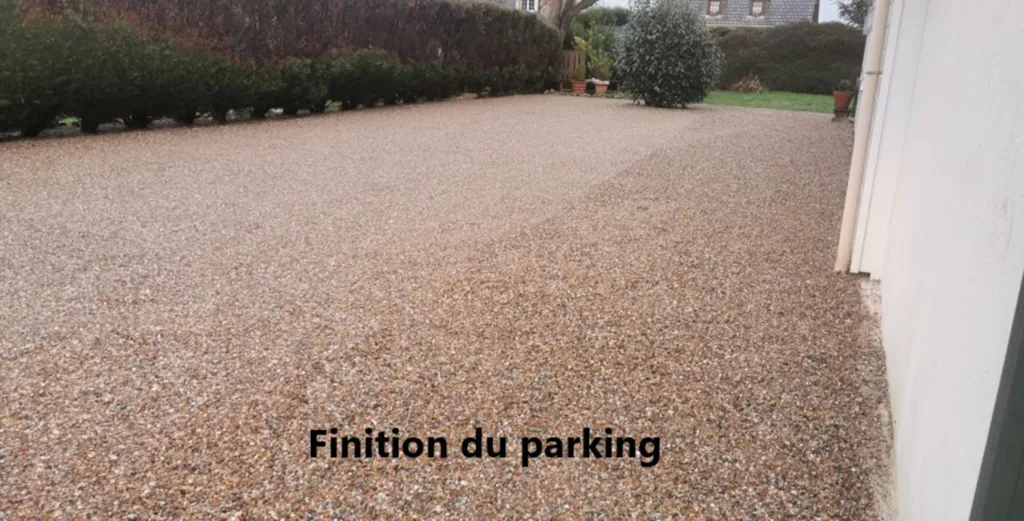 Finition du parking