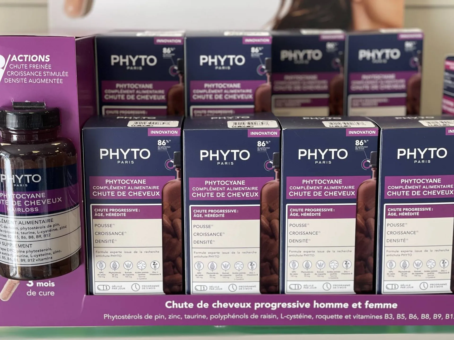 complement alimentaire anti chute de cheveux phyto en pharmacie
