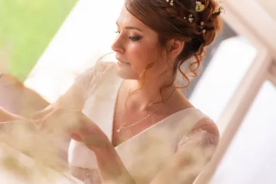 wedding bride in paris