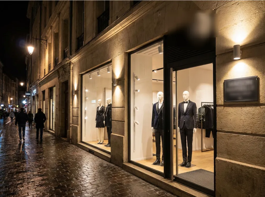 Installation de vidéosurveillance professionnelle pour une boutique de mode