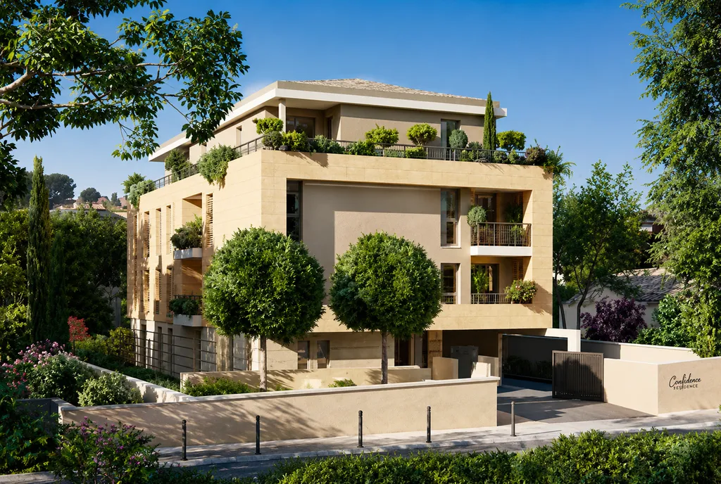 Installation de plomberie, chauffage, rafraîchissement et ventilation pour un programme résidentiel collectif neuf de 10 logements à Aix-en-Provence dans les Bouches-du-Rhône (13)