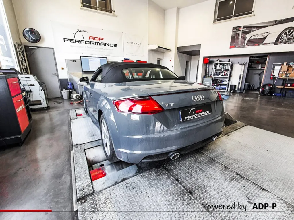 Reprogrammation moteur Stage 1 Audi TT 8S 2.0 TFSI 197cv - Préparation moteur puissance et couple - ADP Performance PACA