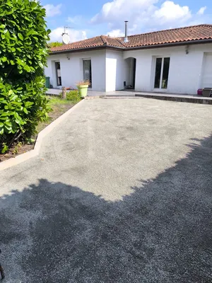 Rénovation d'une allée de garage sur la ville de Pessac limite Talence 