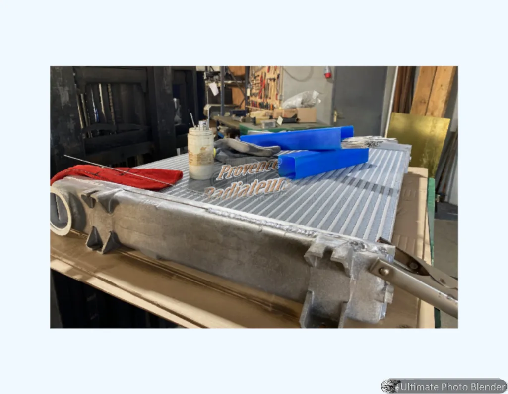 Remplacement de faisceau d'intercooler de bus TEMSA  à Avignon.