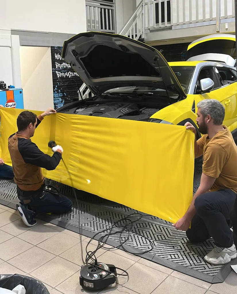 Total covering réalisé sur une Lamborghini Urus à Annecy dans la région Auvergne-Rhône-Alpes