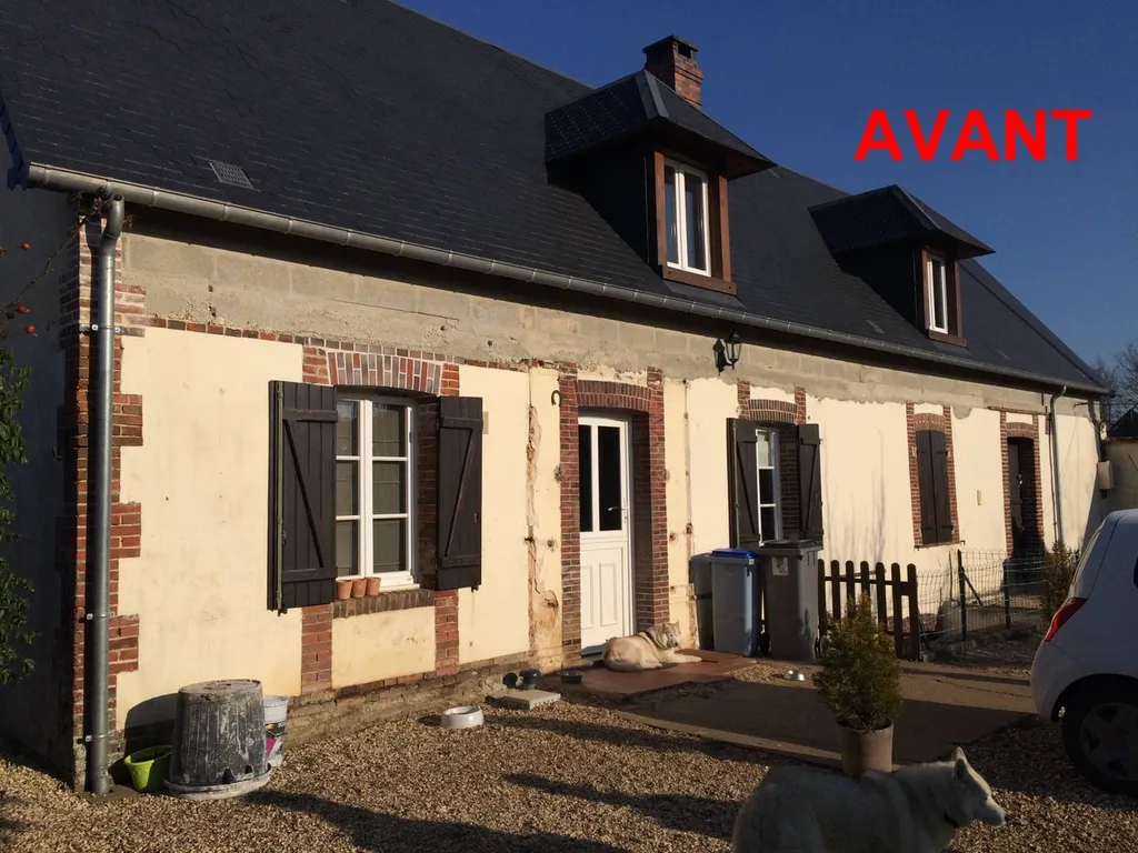 Ravalement en chaux proche de Dreux 28