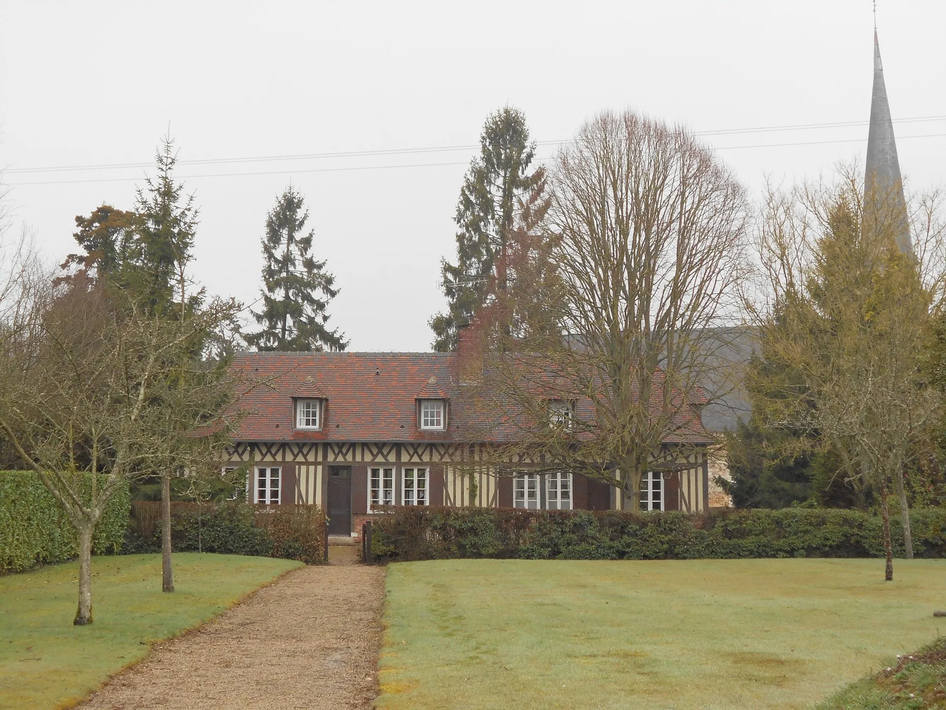 Maison à pans de bois à vendre dans la région de Cormeilles, Agence immobilière Terres et demeures de Normandie de Lisieux