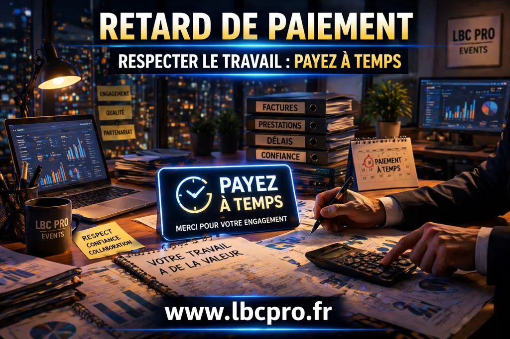 Retard de paiement ,  ou comment être réglo ?