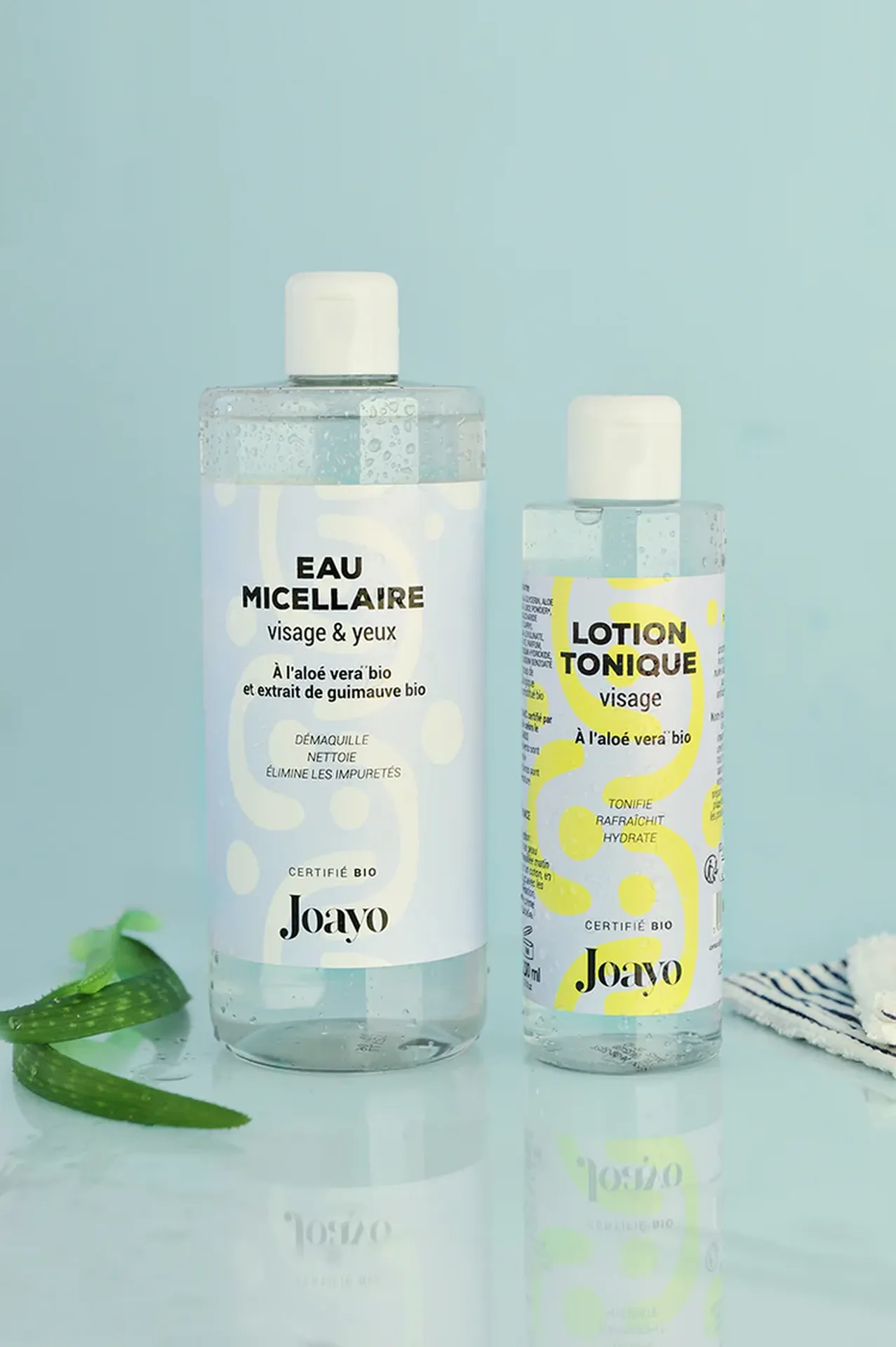 eau micellaire et lotion tonique joayo