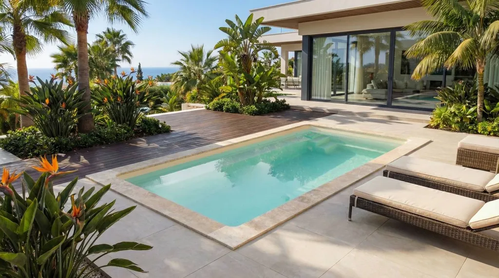 Mini piscine dans jardin Dans le Var