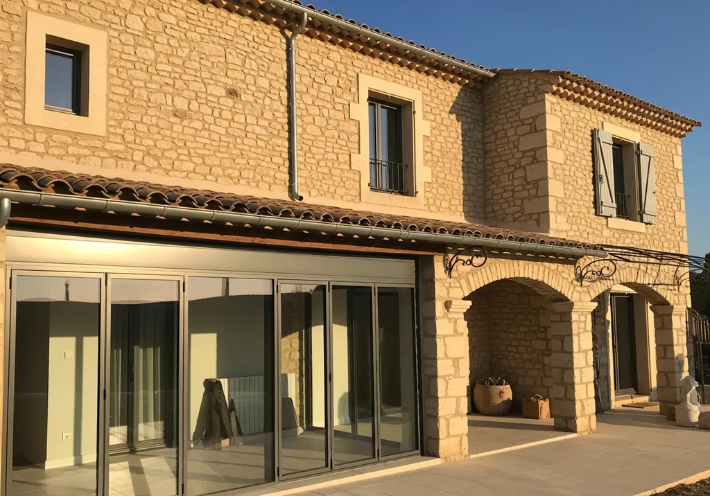 Rénovation complète d’une façade ancienne grâce à une menuiserie cintrée sur-mesure alliant authenticité et performance durable remarquable