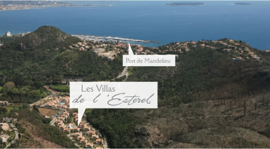 A 900 métres des plages et du ports de mandelieu