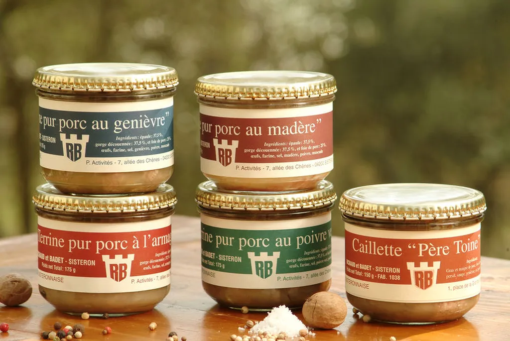 terrines artisanales Richaud et Badet spécialité terroir Provence