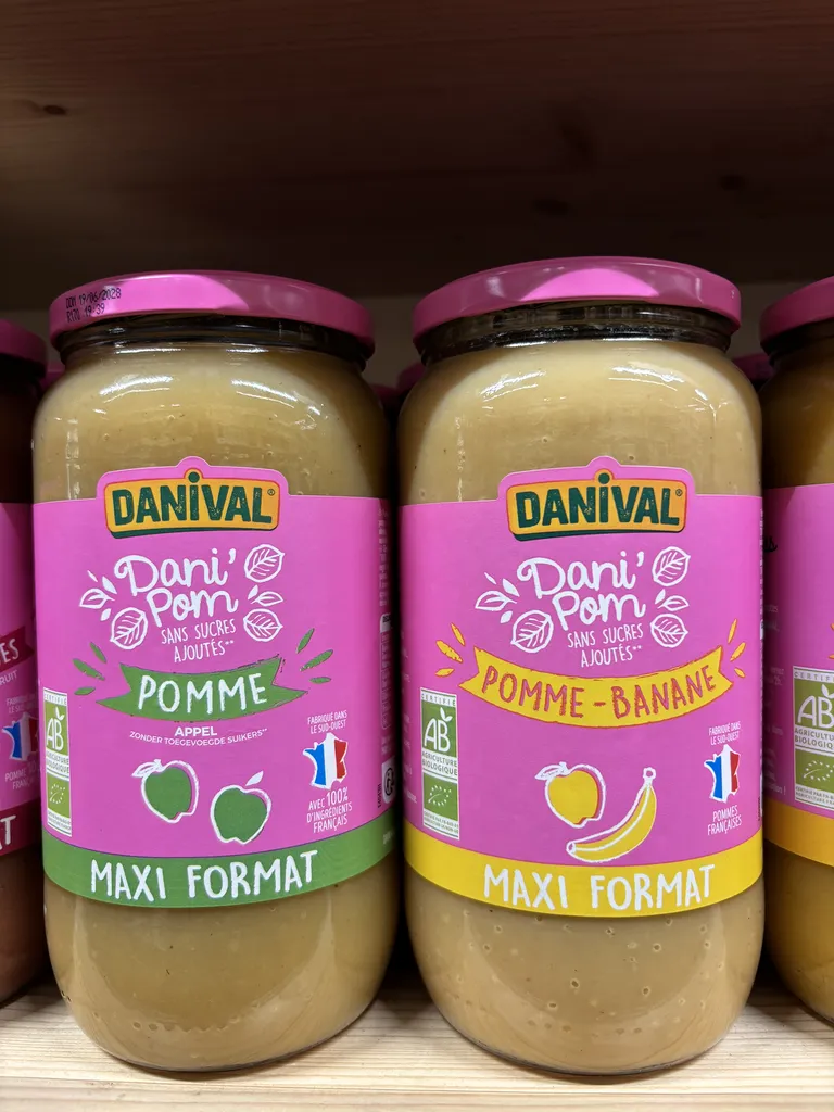 purée de fruit danival