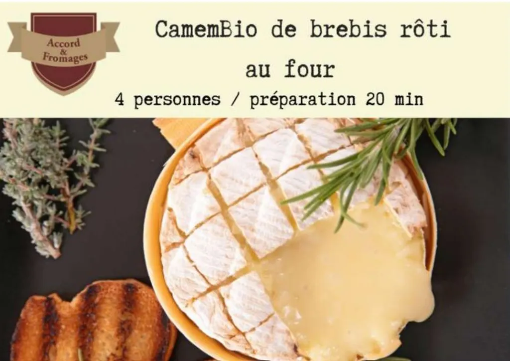 CamemBio de brebis rôti  au four