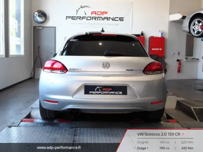 Reprogrammation moteur Orange - VW Scirocco 2.0 TDI CR 140 - ADP Performance