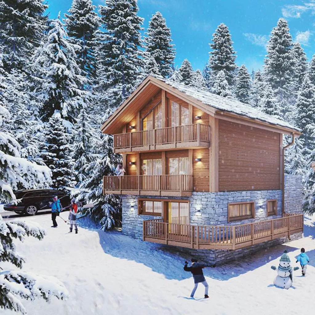 chalet individuel au coeur des 3 vallées
