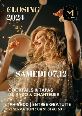 CLOSING du MS Club - Samedi 7 décembre à partir de 20h00