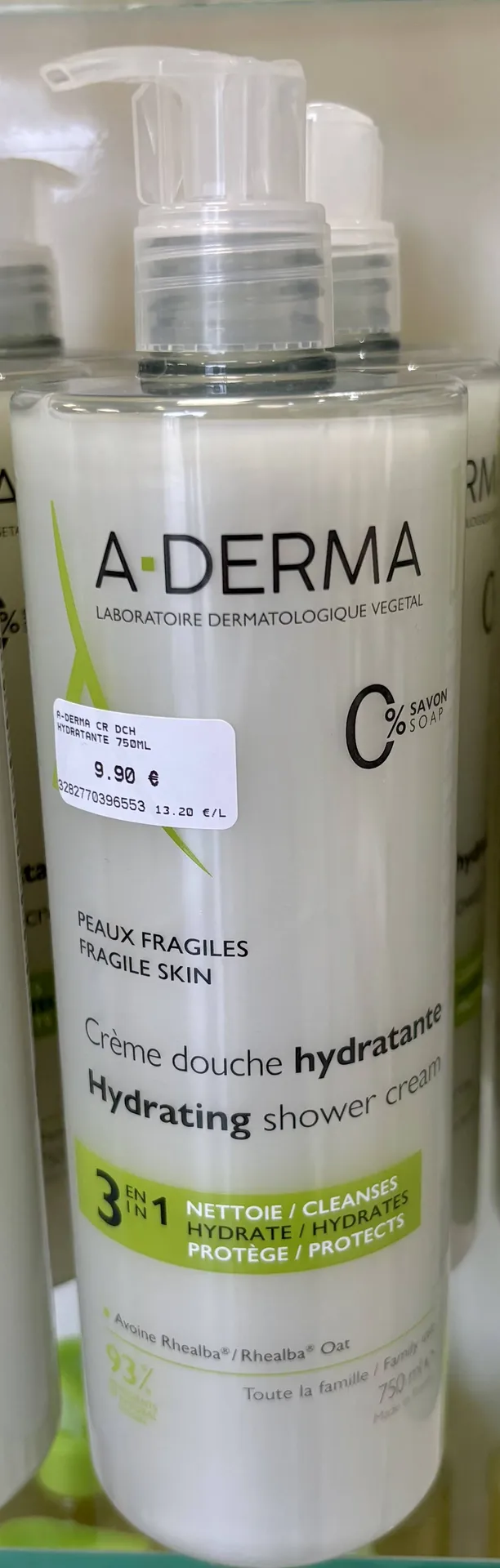 crème hydratante 750ml