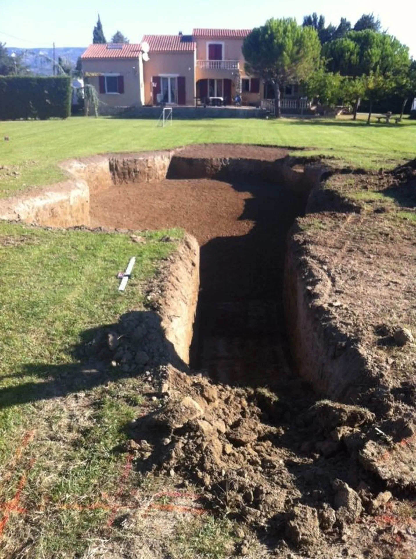 Terrassement pour la réalisation de piscine à Aix-en-Provence