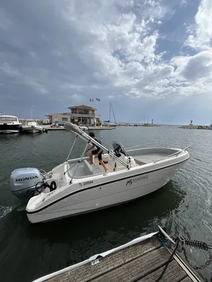 Toni Marine propose à la vente un Eolo AS 19GL Open d'occasion équipé d'un moteur Honda BF100 disponible à La Londe les Maures près de Toulon