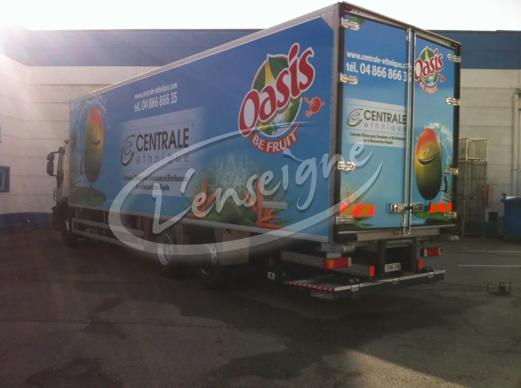Décoration camion poids lourd marignane