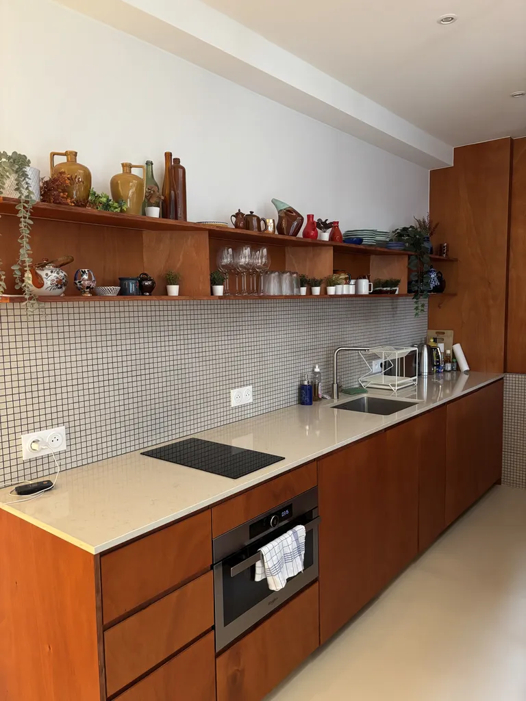 Rénovation peinture intérieure d'une cuisine d'architecte à Gradignan proche de Bordeaux