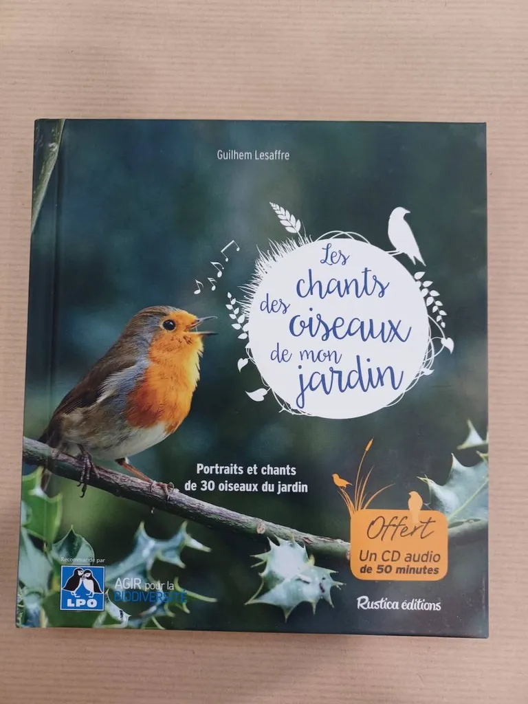 Livre audio : Les chants des oiseaux de mon jardin