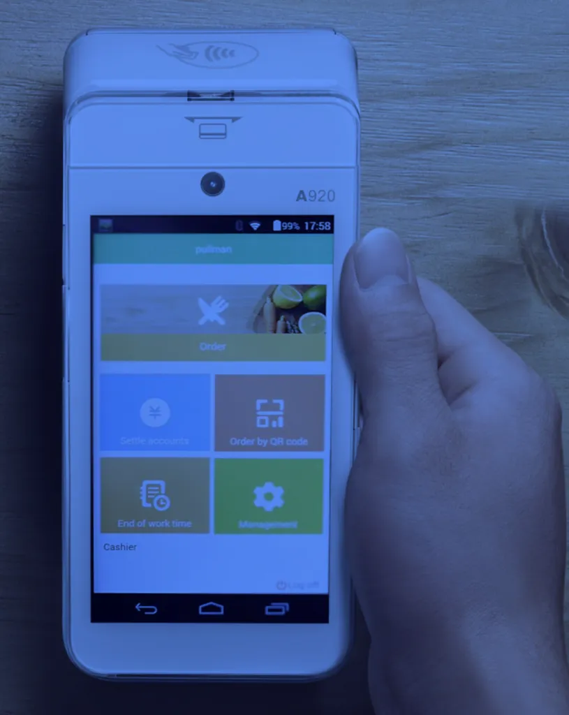 a920 PAX : terminal bancaire portable tactile intelligent à Marseille