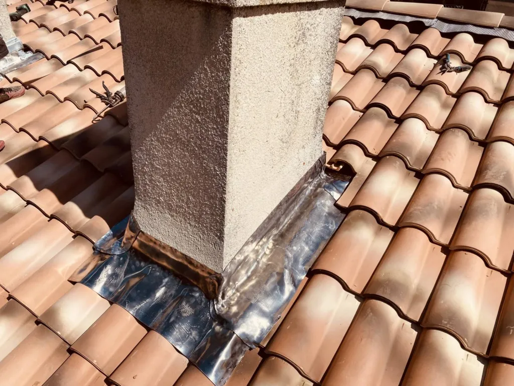 cheminée en plomb sur venelles