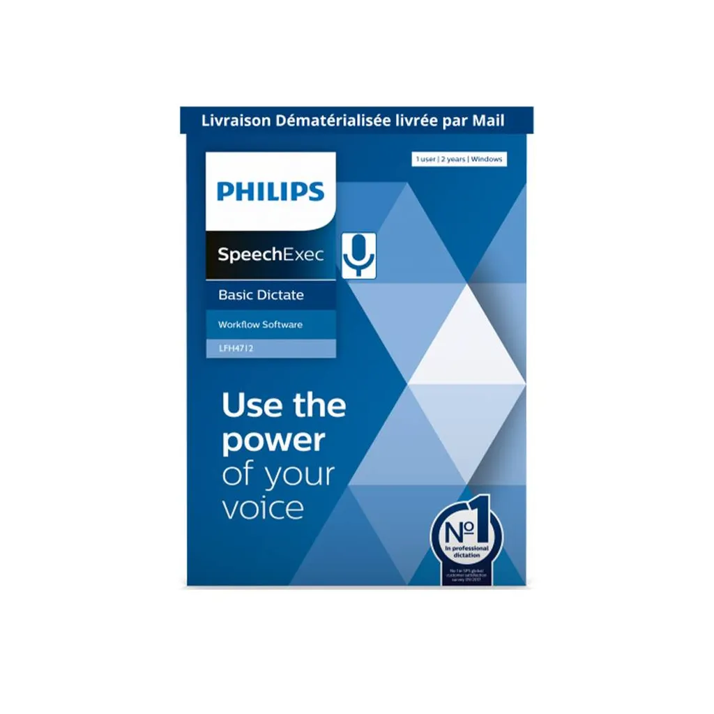 Logiciel Philips SpeechExec Basic Dictate LFH4712 paris