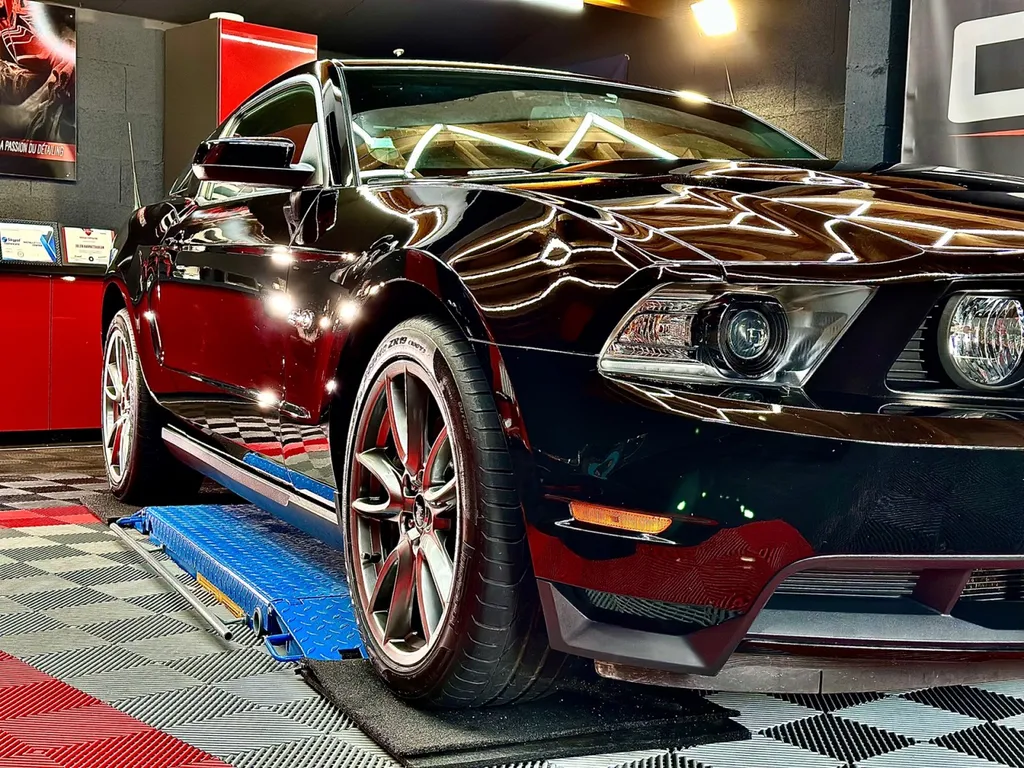 Rénovation carrosserie polissage traitement céramique Lyon Ford Mustang Shelby GT 500