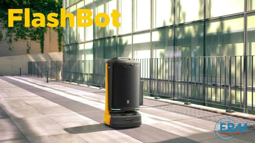 Robot FlashBot de livraison en immeuble