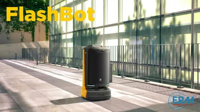 Robot FlashBot de livraison en immeuble