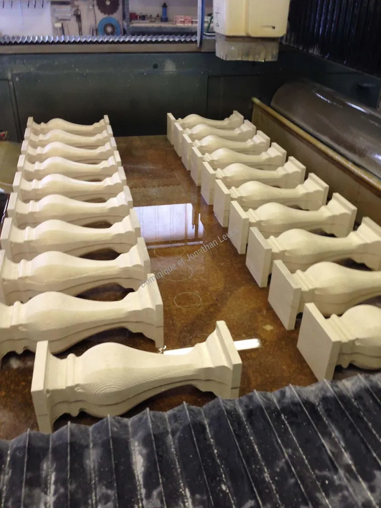 Reproduction de balustres spéciales