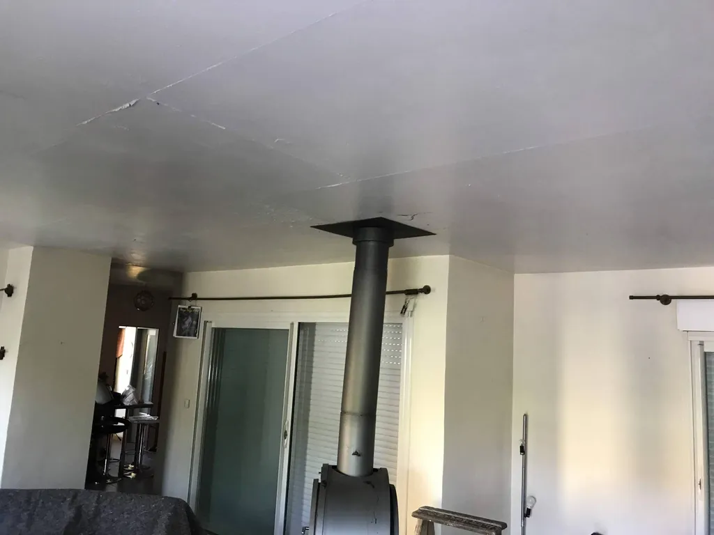Pose plafond tendu BARRISOL blanc mat - Roques sur Garonne