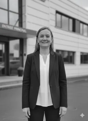 Votre consultante devant chez vous 