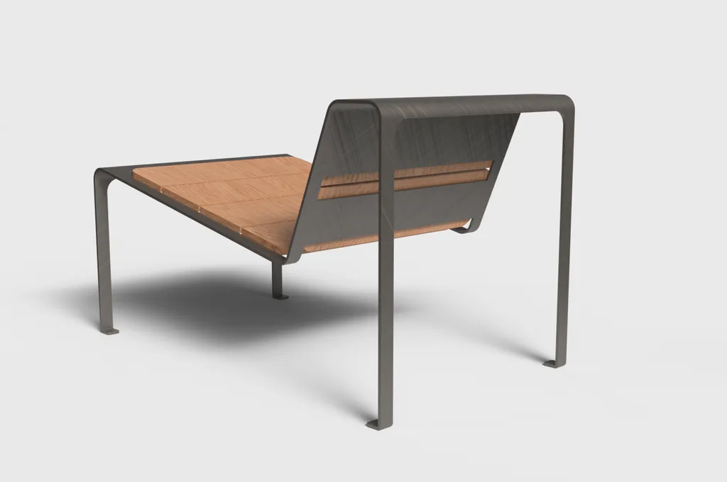 BASILE : chaise longue individuelle