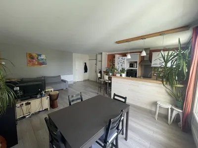 piece de vie cuisine ouverte appartement à vendre Helix immobilier le vesinet