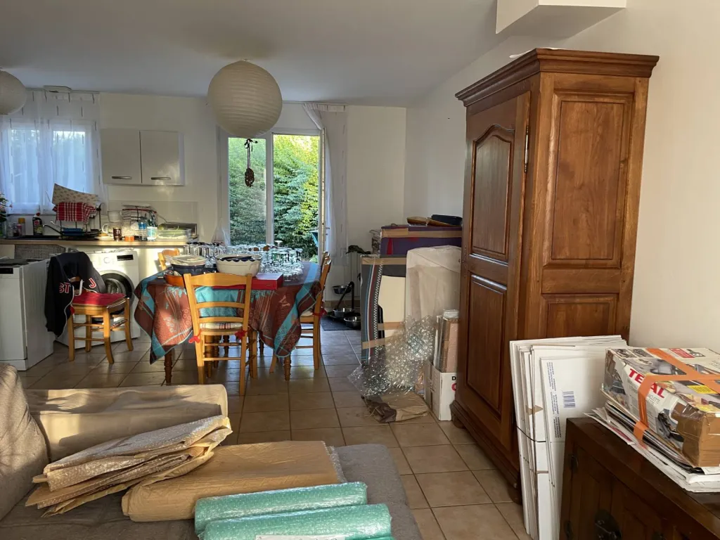 intérieur d'un salon normand pret à être déménagé par la société OBEN à yvetot