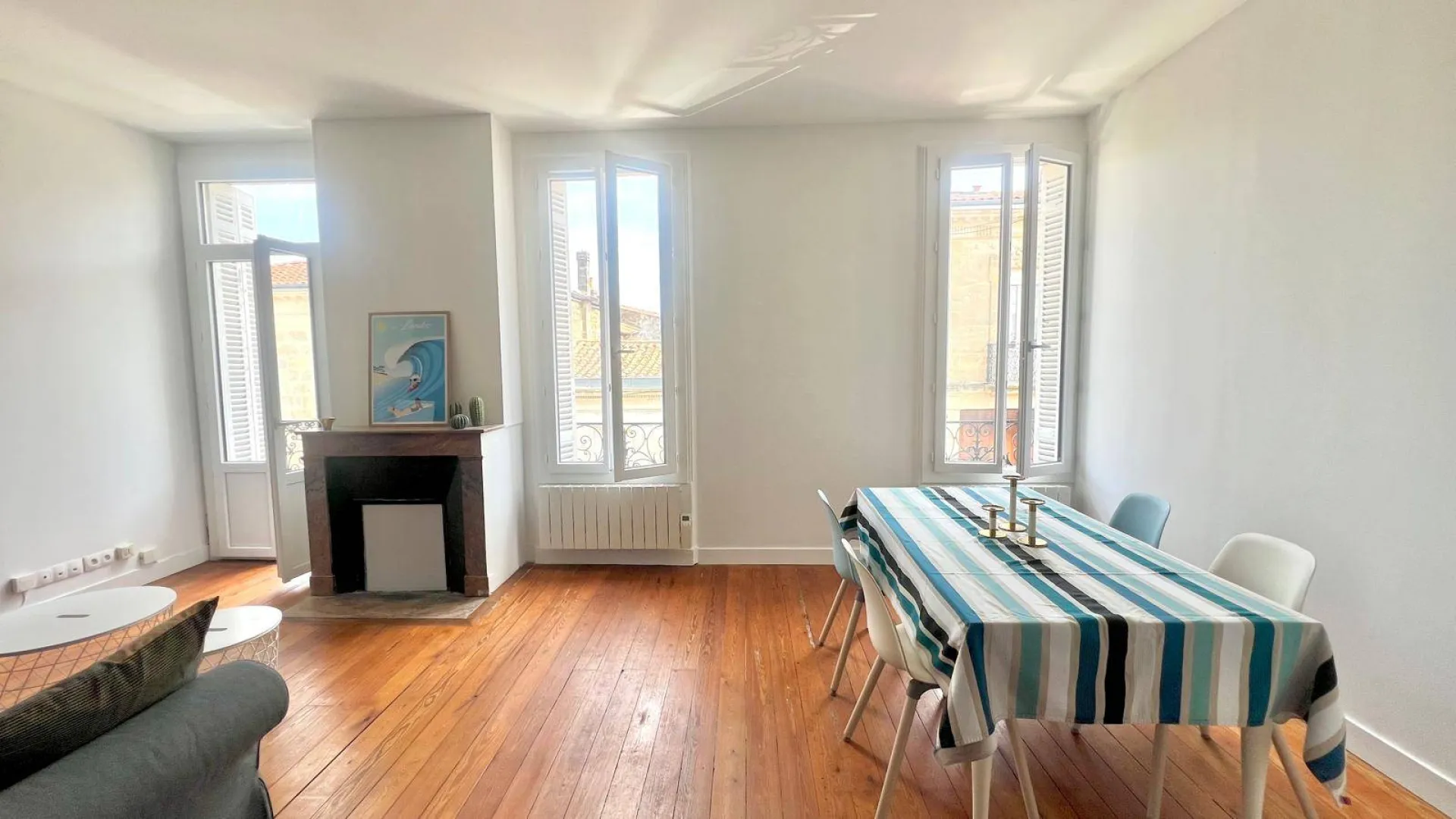 Vendu Charmant appartement T3 dans immeuble en pierre Bordeaux Quartier Nansouty 