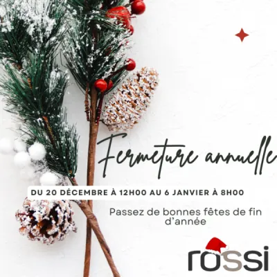 Fermeture pour les fêtes !