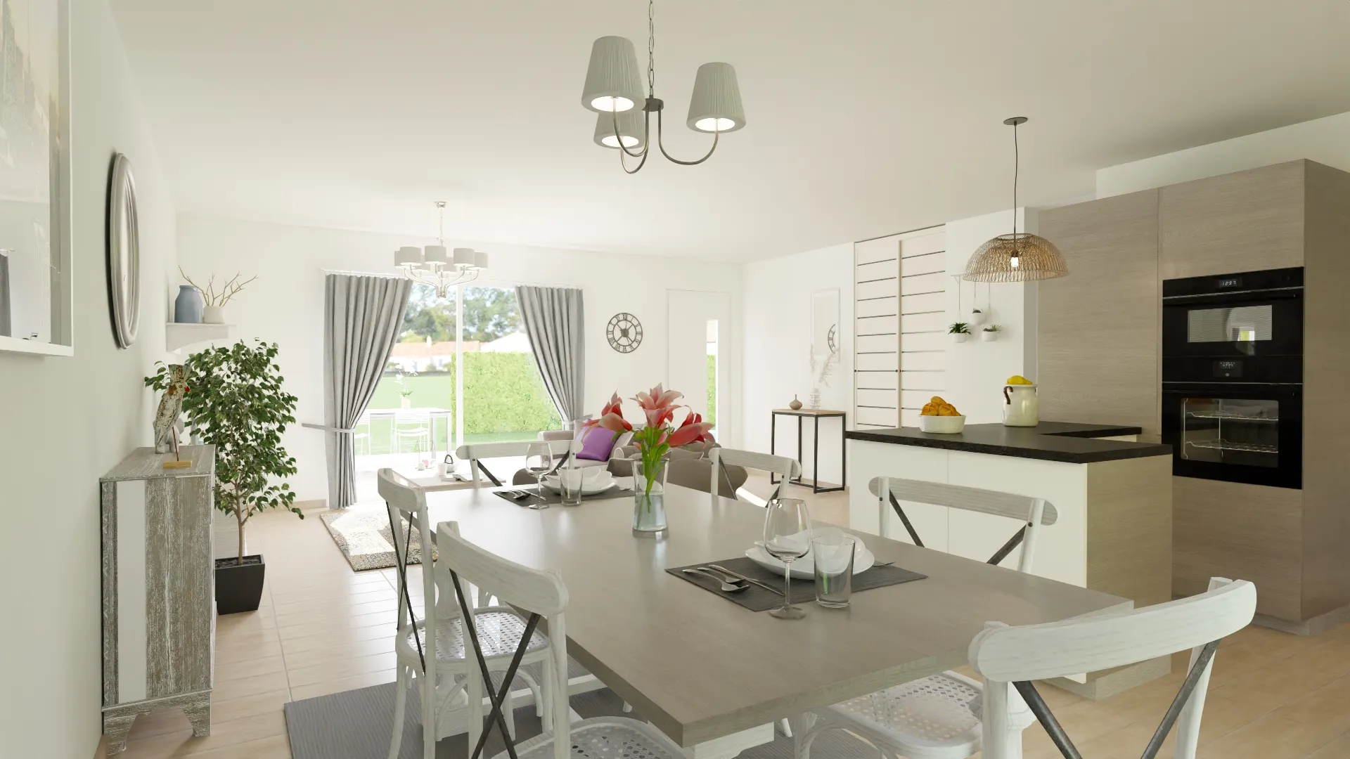 Maison droite de 91 m²