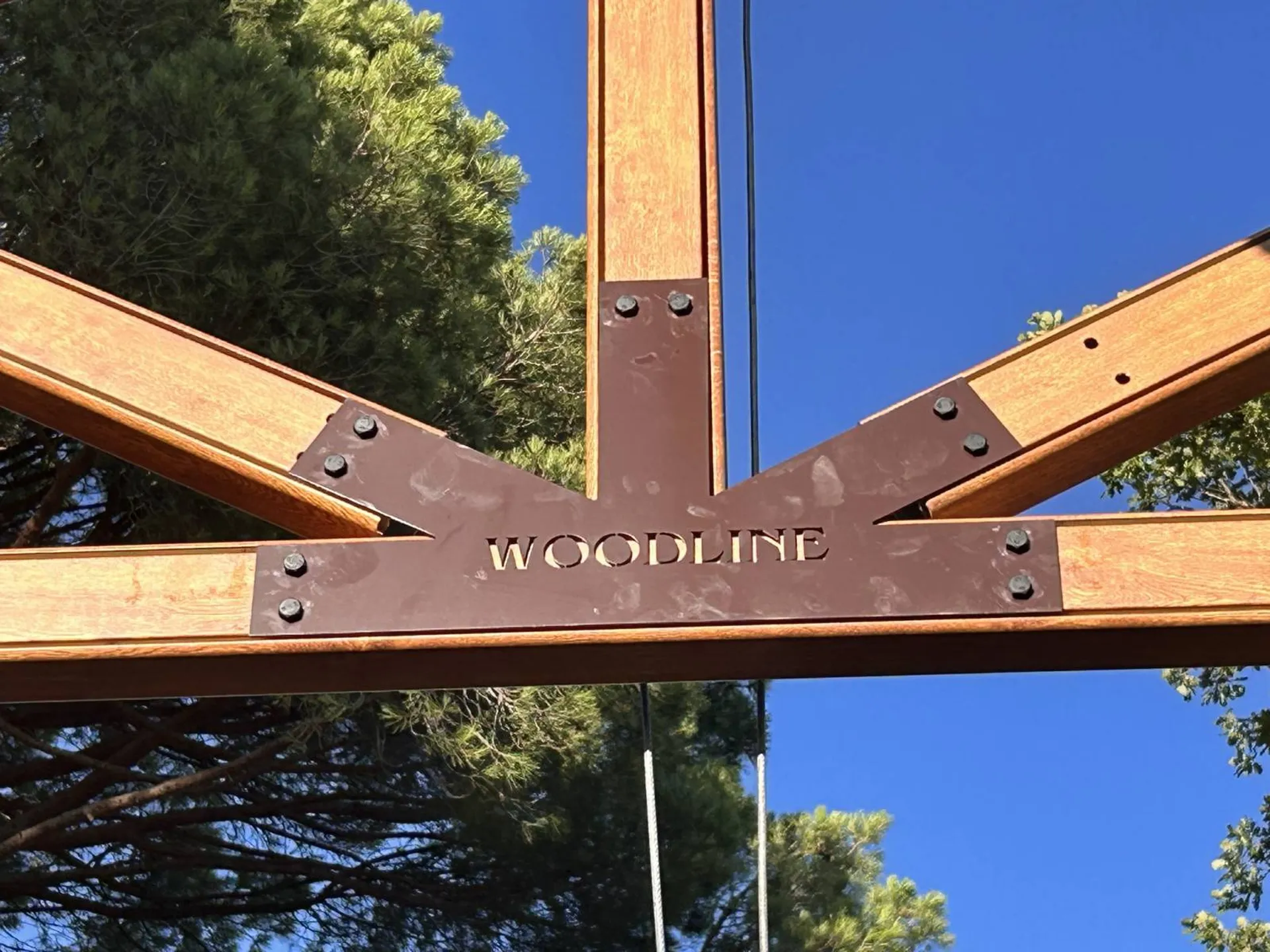 Location chapiteau Woodline plaquage bois - 10m