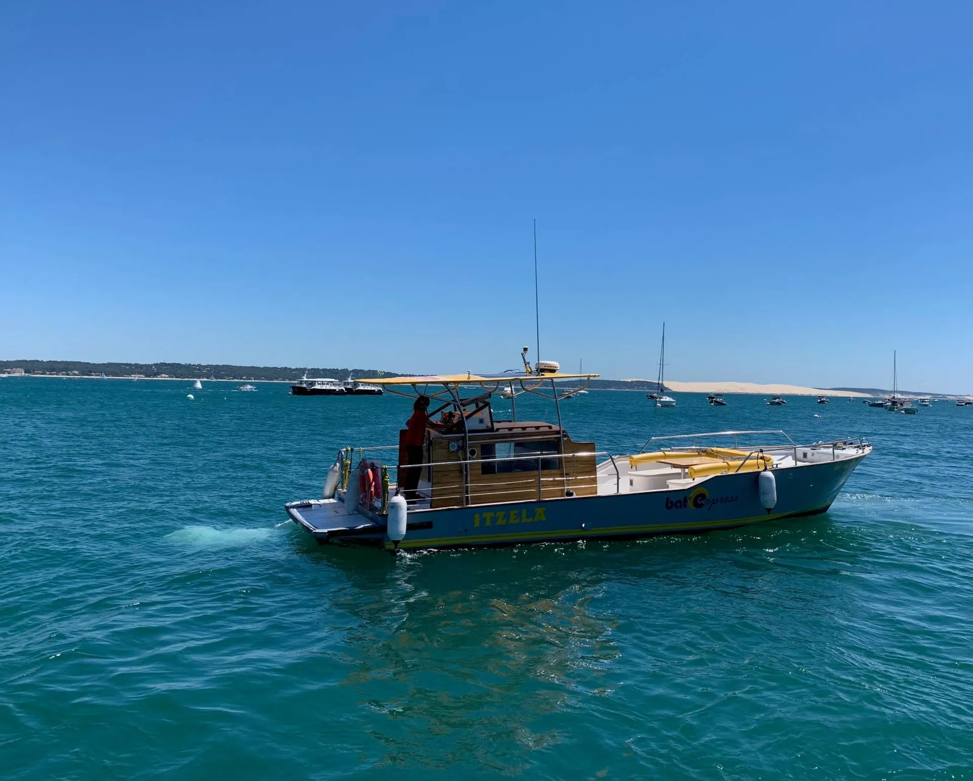 Balade en bateau privatisé sur le bassin d’Arcachon 
